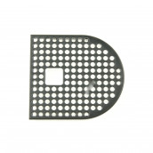 Abtropfgitter arktisgrau