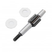 Achse + unteres Zahnrad