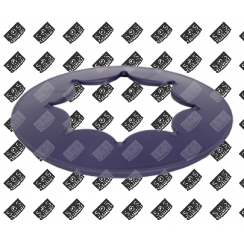 Fonduegabelhalter blau