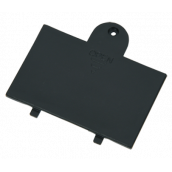 Batterieklappe und Schrauben