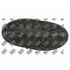 Graue abnehmbare Gitter