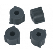 4 St Gummi-Dampfgarerfuß