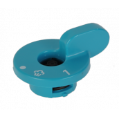 Türkisfarbene Ventil