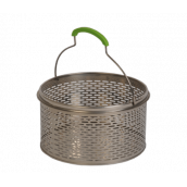 Dampfkochtopf Edelstahl grün