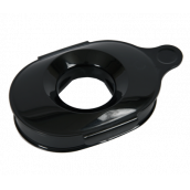 Grauer Deckel des Mixer-Behälters