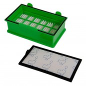 HEPA-Filter und waschbarer Filter