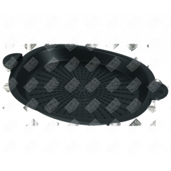 Dampfplatte schwarz