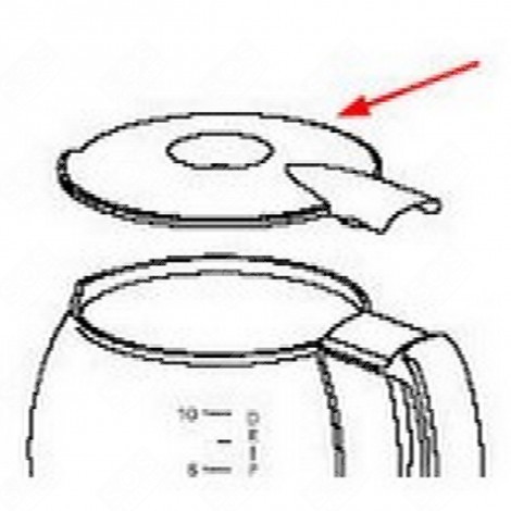 KANNENDECKEL KAFFEEMASCHINE, ESPRESSOMASCHINE - 537246