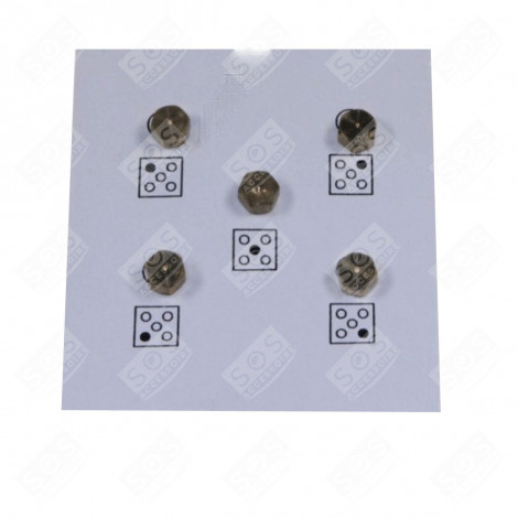 SATZ DÜSEN, GASDÜSEN BUTAN/PROPAN BACKOFEN, KÜCHENHERD - 4431920038