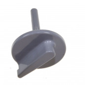 Grauer Thermostatknopf