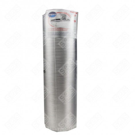 ORIGINALE ALUMINIUM-ABLUFTSCHLAUCH DURCHMESSER 150 MM 3M DUNSTABZUGSHAUBE - 484000008638, CHT350