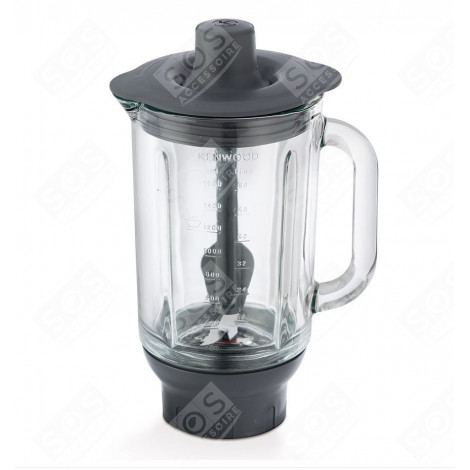 THERMO RESIST GLAS-MIXAUFSATZ 1,6 L FÜR AT358 KÜCHENMASCHINE - AWAT358001, AW22000002