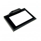 Außenverglasung mit schwarzem Griff