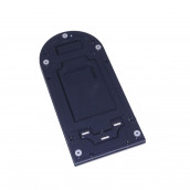 Grauer Sockel mit Sensor