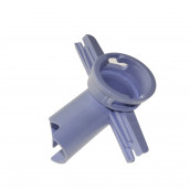 Blauer flexibler Anschluss