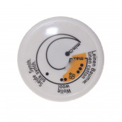 Weißer Thermostatknopf