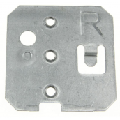 Rechte Scharnierhalterung