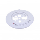 Deckelhalterung, weiß