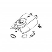 Kompletter Deckel violett