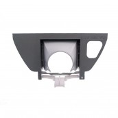 Trichter weiß mit Halterung