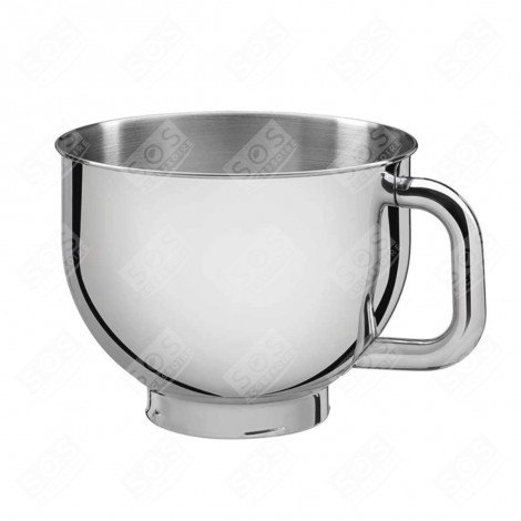 POLIERTER EDELSTAHLBEHÄLTER MIT 4,8 LITERN KÜCHENMASCHINE - SMB401