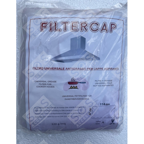 FETTFILTERMATTE UNIVERSAL DUNSTABZUGSHAUBE - 50296053007, 9029792158