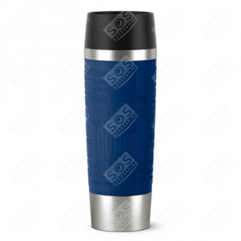 TRAVEL MUG 360 ML BLAU SILBER ZUBEHÖR UND PFLEGEPRODUKTE - K3082214