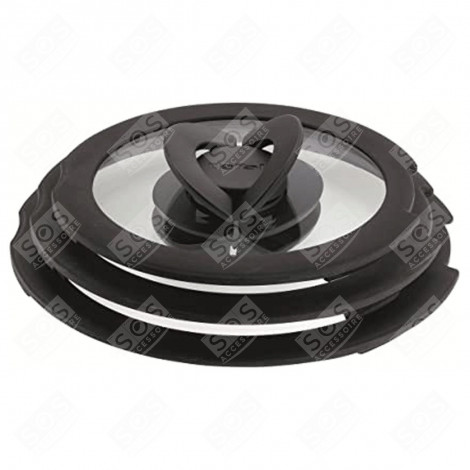 LOT AUS GLASDECKELN 16 - 18 - 20 CM ZUBEHÖR UND PFLEGEPRODUKTE - L9931012