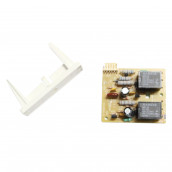 Stromversorgungsplatine + Halterung