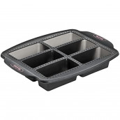 6 Mini-Kuchenformen Crispybake 29x21 cm (Silikon)