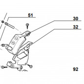 Dampfrohrabdeckung Kennzeichen 32