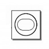 Große ovale Spitze x100