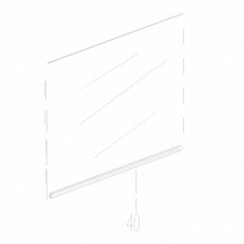 Innere Scheibe (Position 40) 520X400 mm