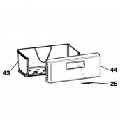 Untere Schublade (repere 43) Original