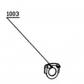 Wasserzulaufrohrhalterung (Kennzeichnung 1003)