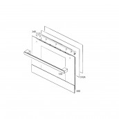 Original Außenscheibe (Kennzeichen Nr. 300)