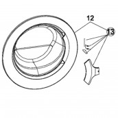 Original-Komplette Bullauge (Kennzeichen 12)