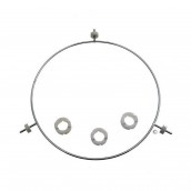 Drehkreuz mit Rollen