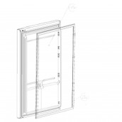 Kühlschranktür-Dichtung (Bezugsnummer 252)