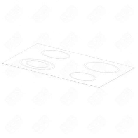 GLASABDECKUNG KOCHPLATTEN, HERDPLATTEN, KOCHFELD - 190263414