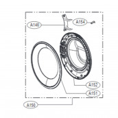 Bullauge komplett (Pos. a150)