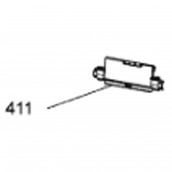 Abdeckung Bedienfeld (Kennzeichen 411) (Original)