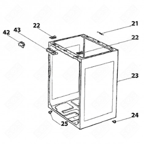 VERTEILER (KENNZEICHEN 43) WÄSCHETROCKNER - 10933