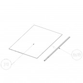 Ablage, Regal (Markierung 310) 250X140mm