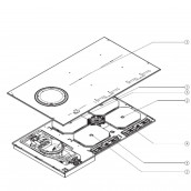 Glaskeramikoberteil (Kennzeichnung 1)