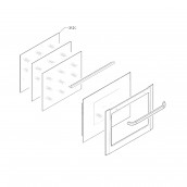 Innenverglasung Tür Nr. 312c Original