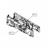 Platine de puissance (Kennzeichen 6874)