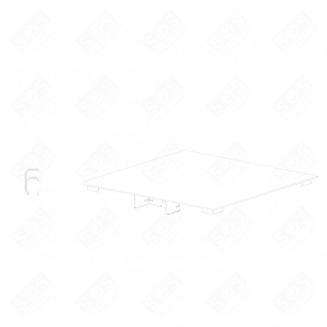 GLASABDECKUNG GLASKERAMIK (KENNZEICHNUNG 6) KOCHPLATTEN, HERDPLATTEN, KOCHFELD - 4410300172