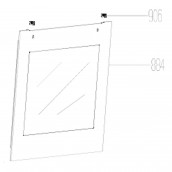 Außenscheibe (Bezug 884)