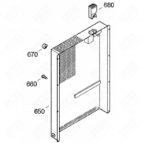 SCHUTZBLECH (KENNZEICHEN 650) KÜHLSCHRANK, GEFRIERSCHRANK - 9006471